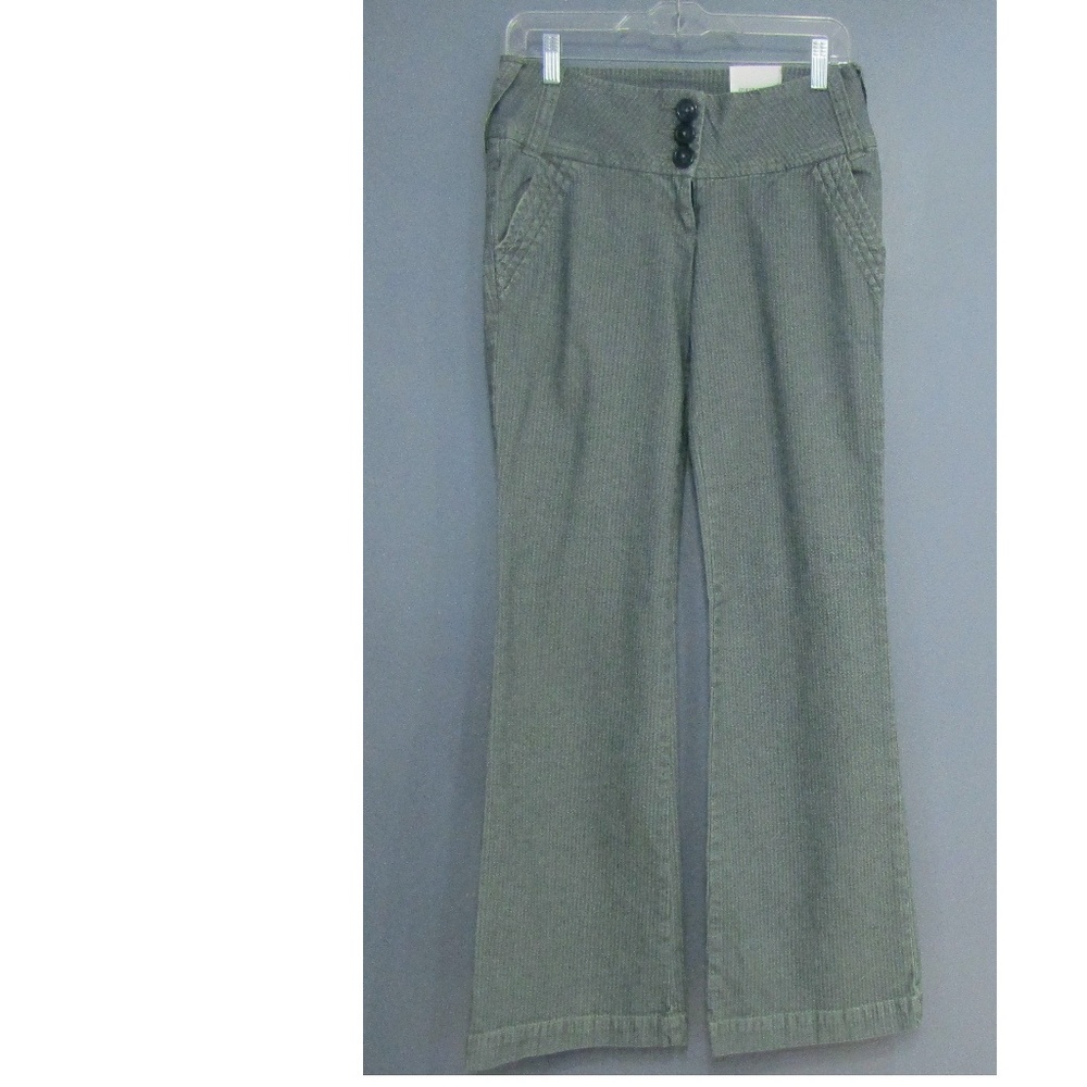 NEW Guess Jeans Blue/Gray Herringbone Size 27